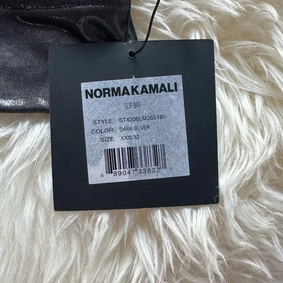 NWT Norma Kamali Slip Bra Tp - Picture 3 of 8